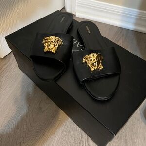 Versace medusa head sandals